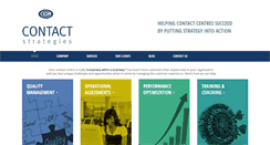 Desktop Screenshot of contactstrategies.com