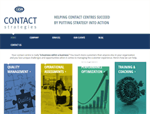 Tablet Screenshot of contactstrategies.com